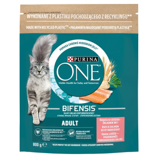 Purina ONE Adult bohaté na lososa a celozrnné obilniny 800 g