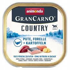 Animonda GranCarno Country Adult Dog morka pstruh a zemiaky 150 g